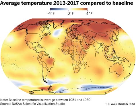 2017 Was Among The Planets Hottest Years On Record Nasa And Noaa