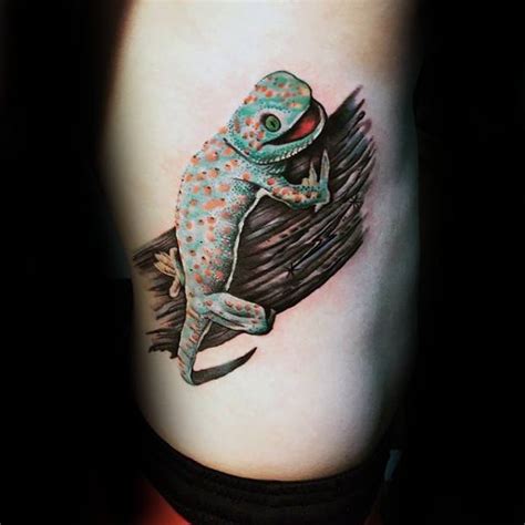 Gecko Tattoo Designs For Men Reptile Ink Ideas