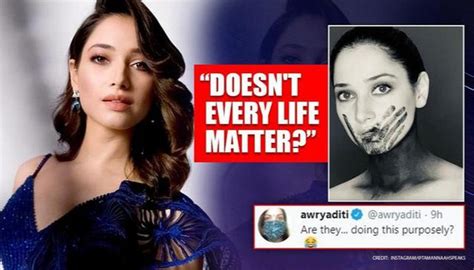 Tamannaah Bhatia Makes A Statement With All Lives Matter Post Receives Mixed Reactions