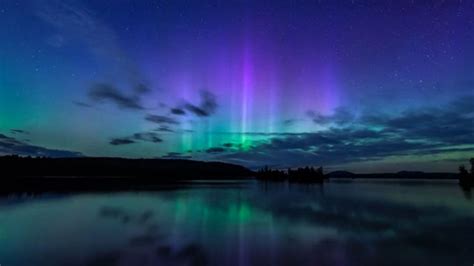 Northern Lights Shine Above Moosehead Lake Maine In Five Hour Time