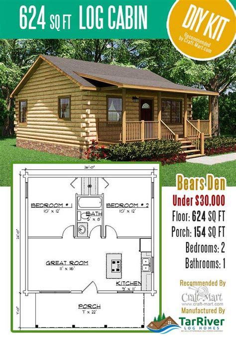 Tiny Log Cabin Kits Easy Diy Project Small Log Cabin Pre 56 Off