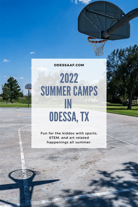 2022 Summer Camps In Odessa Tx