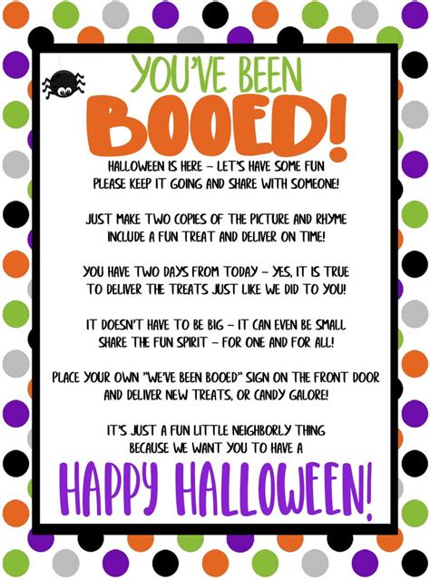Youve Been Booed Free Printable For Halloween Momdot Youve