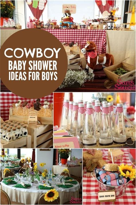 Bouncing Baby Buckaroo Cowboy Themed Baby Shower Spaceships And Laser