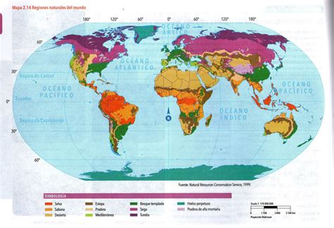Mapa De Regiones Naturales Del Mundo Kulturaupice