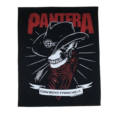 Pantera Cowboys From Hell Sırt Patch