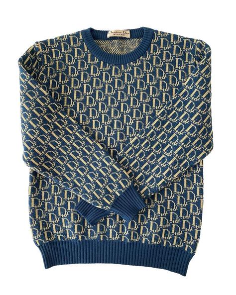 Christian Dior Logo Knit Sweater Fruit Vintage