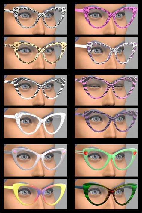 Kitonlyhuman Wild Glasses Sims 4 Downloads Sims 4 Sims 4 Children
