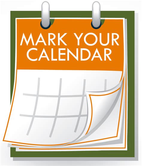 Free Mark Your Calendar Clipart 6 Our Saviour Lutheran Church