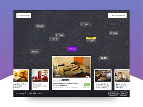 Map View Search Results Page By Abhisek Das On Dribbble