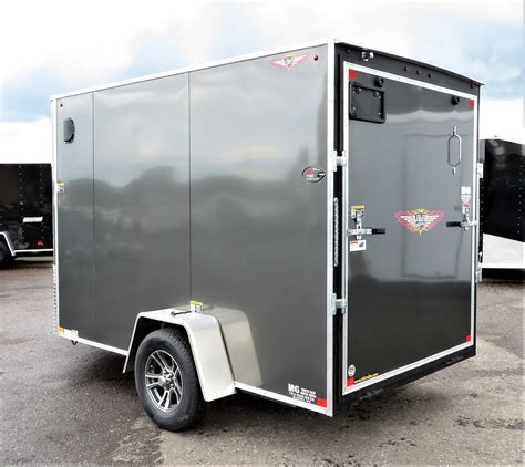 Cargo Trailer 2020 Handh 6x10 Enclosed 66 Int Cargo Charcoal