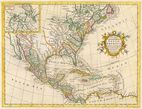 A New And Accurate Map Of North America Laid Down According To The