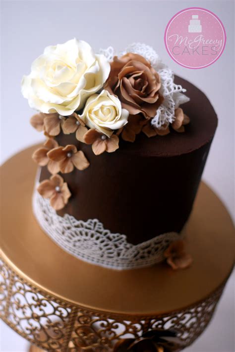 Best ever free application that provides your facility to make a beautiful chocolate cake with name and photo. Ganache a Cake With Sharp Edges! - McGreevy Cakes