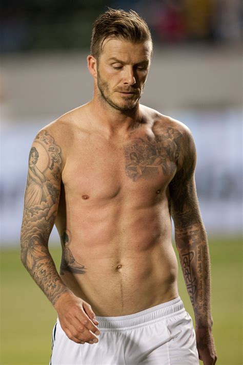 David Beckham Is A Professional Athlete So We Expect Him To Stay Cut
