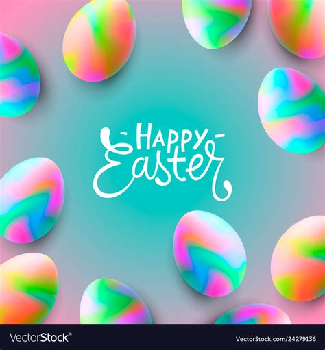 🔥 Download Happy Easter Background Template With Beautiful Vector Image