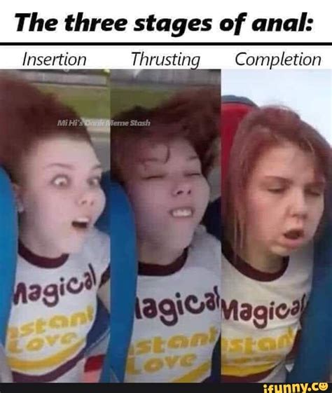 The Three Stages Of Anal Insertion Thrusting Completion Ifunny