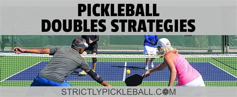 Doubles Strategies Pickleball Improve Your Game Strictly Pickleball