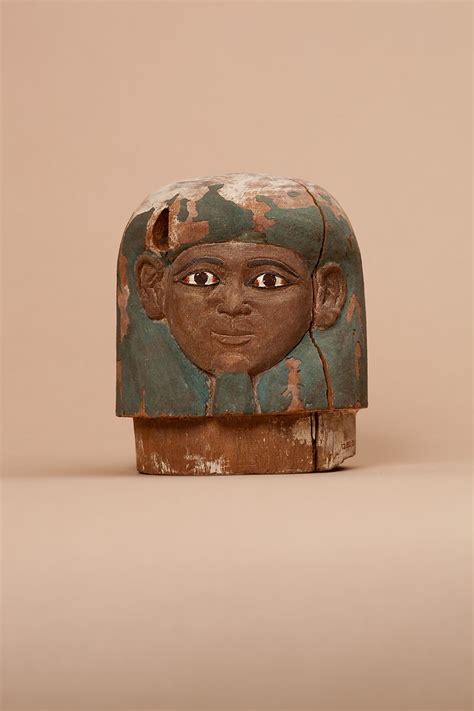 Canopic Jar Lid Of Ukhhotep Middle Kingdom The Metropolitan Museum