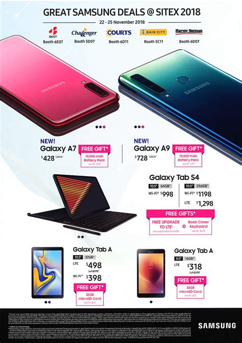 Samsung Mobile Deals Pg 1 Brochures From Sitex 2018 Singapore On Tech