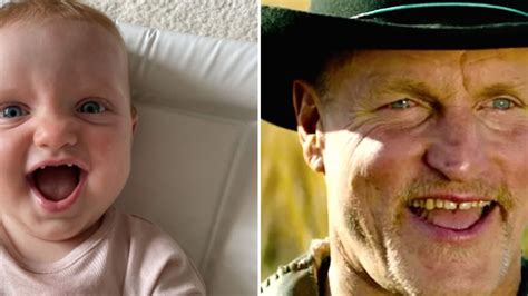 this woman s daughter looks exactly like woody harrelson and we can t unsee