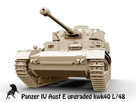 Modelos 3d Panzer Iv Ausf E Kwk40 L48