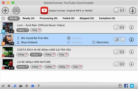 Fastest youtube video & mp3 downloader here! MediaHuman YouTube Downloader - feature-rich app to ...