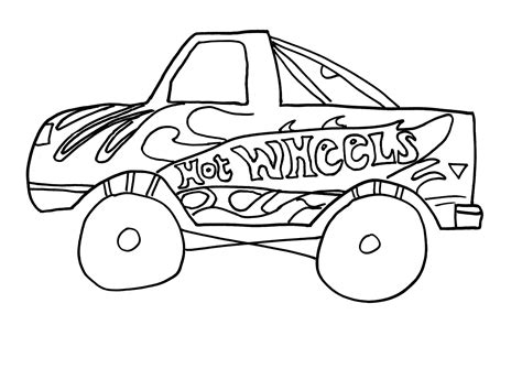 Free Printable Hot Wheels Coloring Pages For Kids