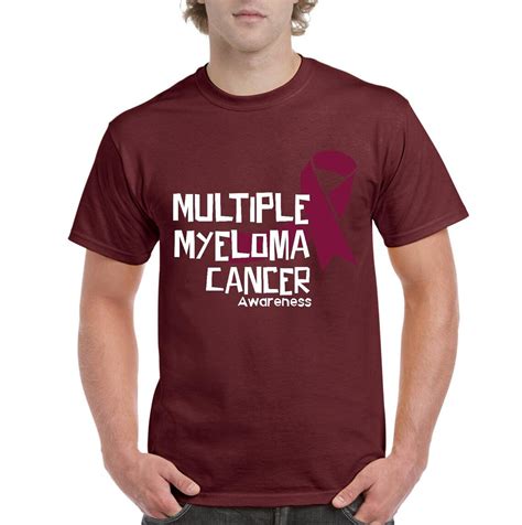 Multiple Myeloma Cancer Awareness Ribbon Mens Short Etsy