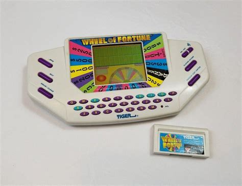 Vintage 1995 Wheel Of Fortune Tiger Electronics Handheld Game With