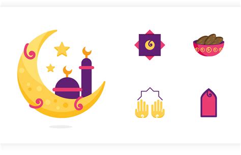 Ramadan Icons Package On Behance