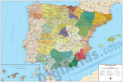 Mapas Vectoriales De España Y Del Mundo Planos Callejeros Cartografía