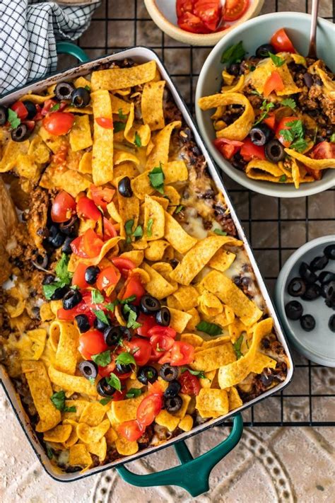 Frito Pie Casserole Is An Easy Recipe With All The Best Tex Mex Flavors