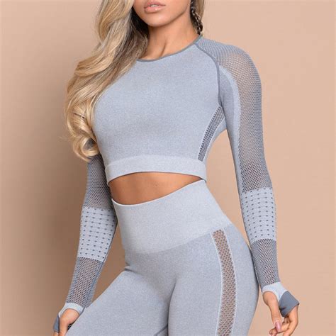 China Seamless Yoga Suit Suit Clothes Gym Ladies Breathable Sportswear