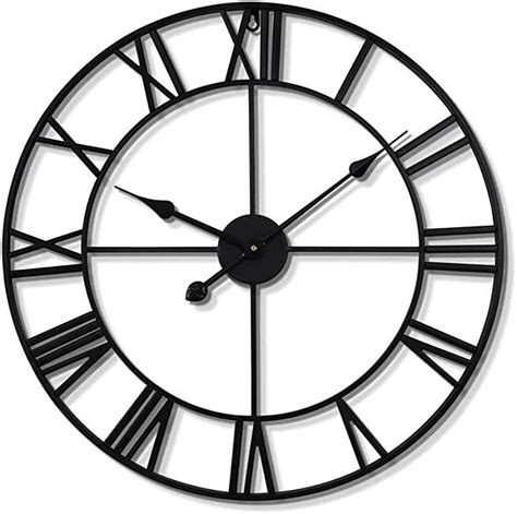 1 Piece 20 Inch Digital Wall Clock 3d Battery Operated Round Roman