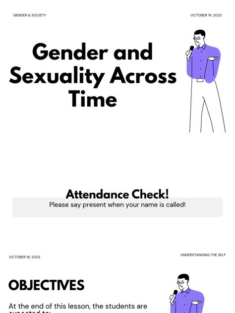Gender And Society Lesson 2 Gender And Sexuality Across Time Pdf