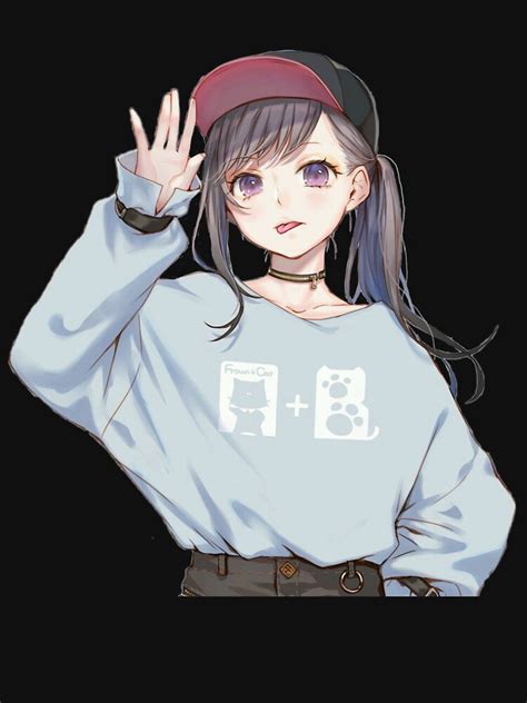 Anime Girl Aesthetic Hoodie T Shirt By Chaotika9 Redbubble