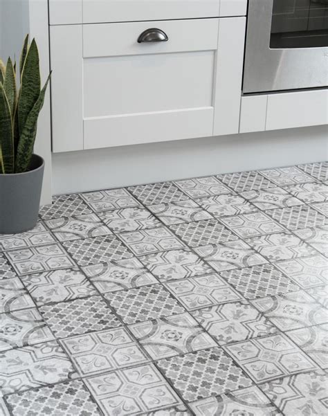 Floor Tiles Self Adhesive Moroccan Style Vinyl Flooring Bathroom
