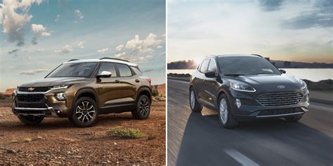 Compare The 2022 Chevy Trailblazer Vs Ford Escape In Athens Ga