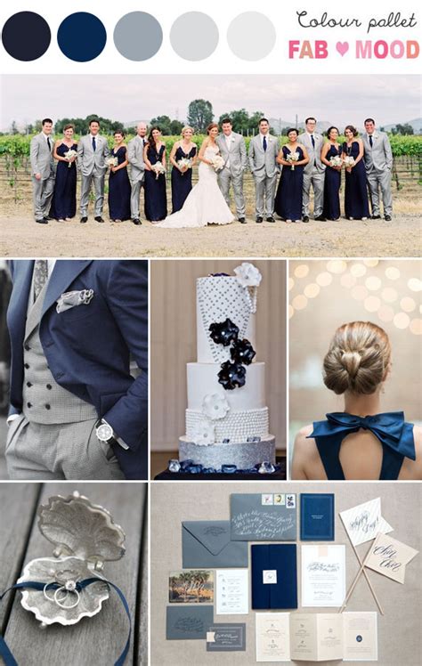 Navy Blue And Silver Wedding That Sure Groom Will Love