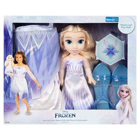 Disney Frozen Elsa Toddler Doll With Child Sized Dress And Accessories