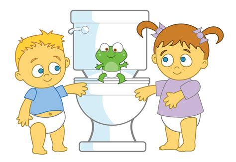 Potty Clipart At Getdrawings Sit On Toilet Clipart Transparent Png