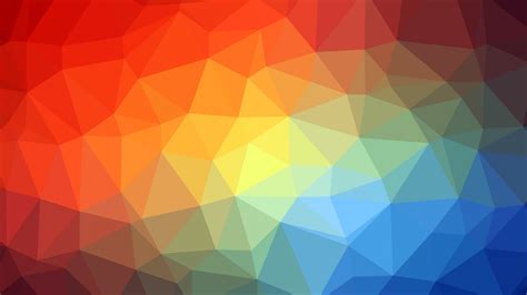 Download Wallpaper 3840x2160 Triangle Geometric Multicolored 4k Uhd