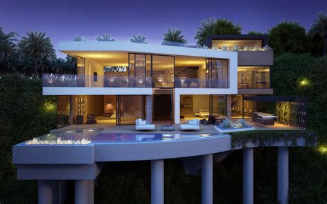 Best bloxburg house ideas in roblox: | luxury home on pillarsInterior Design Ideas.