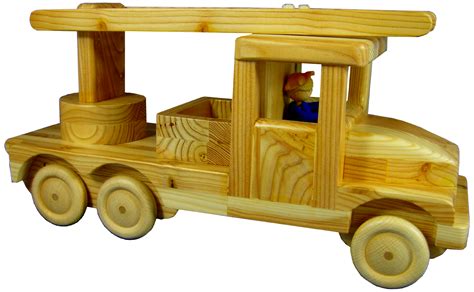 Gebaut habe ich ihn weitgehend aus resten von 19mm leimholz. www.knastladen.de | Holzspielzeug Lkw - Leiterwagen
