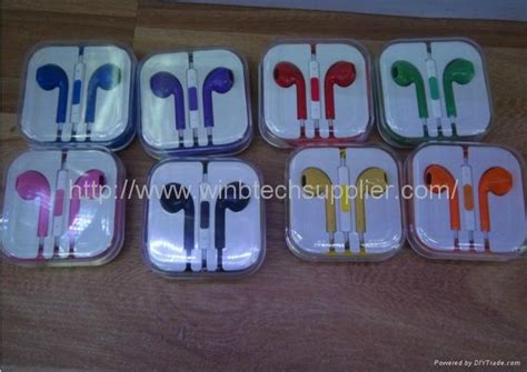 Iphone 6 5s 5c Color Apple Earpods With Remote And Mic Earphone