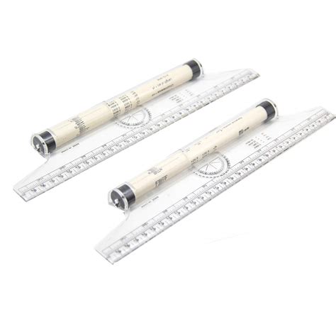 Buy Plastic Measuring Rolling Ruler Pack Of 2 Multifunctional