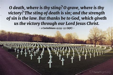 1 Corinthians 1555 57 Kjv — Todays Verse For Tuesday April 20 2010