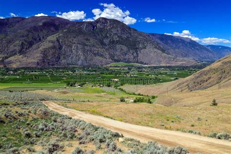 Fruit Orchard Cawston Similkameen Valley British Columbia Country Road