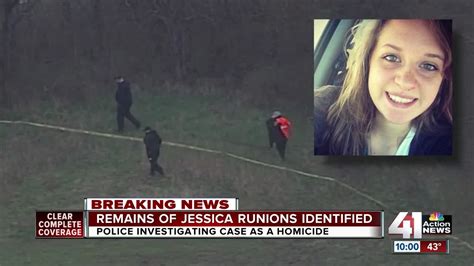 1 Set Of Remains Identified As Jessica Runions