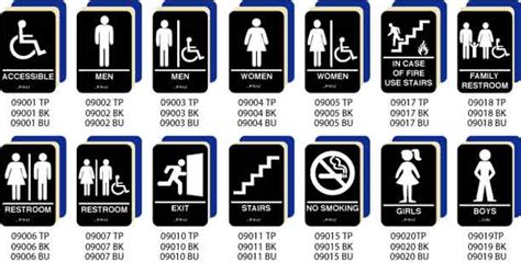 Ada Signs Braille Signs Handicapped Signs Restroom Signs